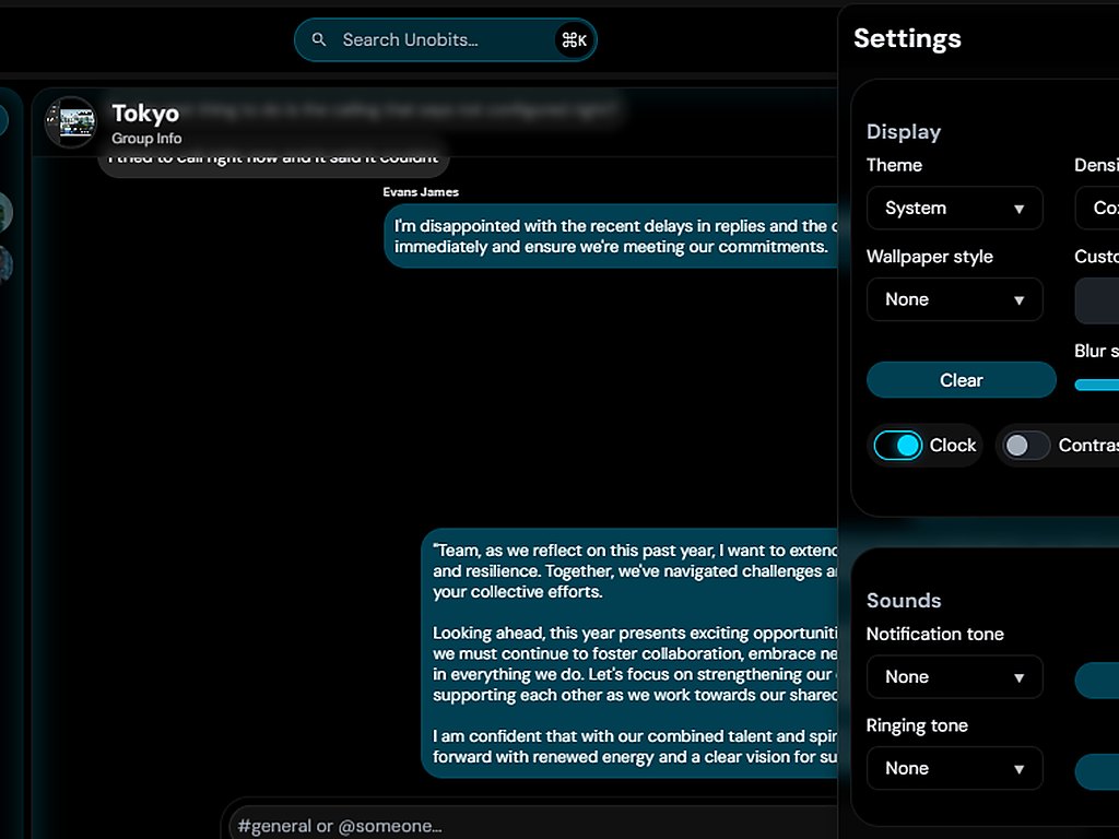 Connected to the rest of your OS